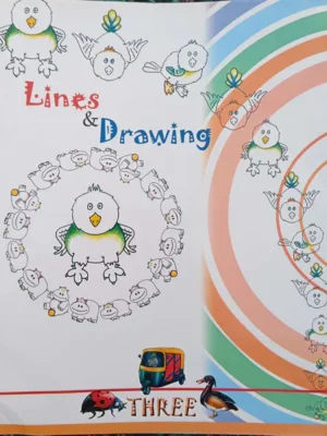 Lines & Drawing Book Class 3 Allied School Cover